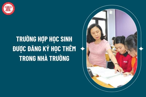 Các trường hợp học sinh được đăng ký học thêm trong nhà trường theo Thông tư 29/2024 ra sao? (Hình từ internet)