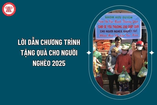 Lời dẫn chương trình tặng quà cho người nghèo 2025? Tổ chức vận động ủng hộ Quỹ Vì người nghèo thực hiện thế nào? (Hình từ internet)