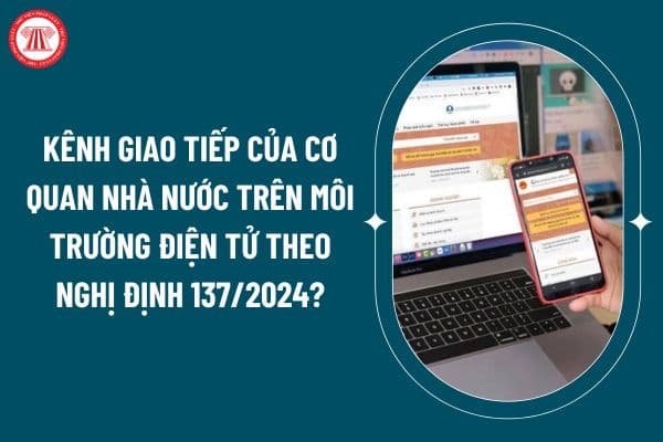 Kênh giao tiếp của cơ quan nhà nước trên môi trường điện tử theo Nghị định 137/2024 bao gồm những kênh nào? (Hình từ internet)