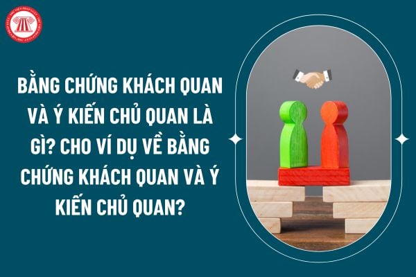 Bằng chứng khách quan và ý kiến chủ quan là gì? Cho ví dụ về bằng chứng khách quan và ý kiến chủ quan? (Hình từ internet)