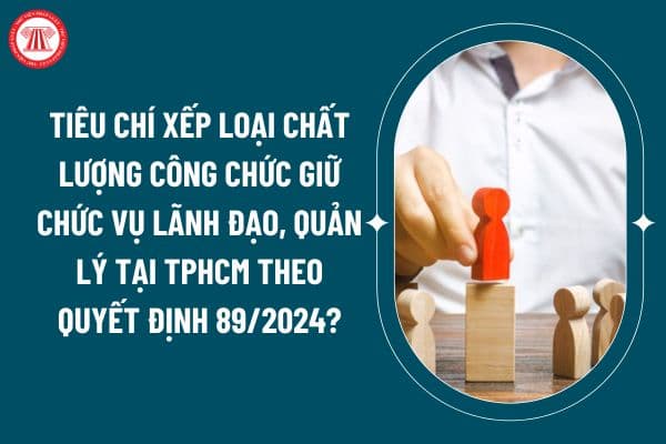 Tiêu chí xếp loại chất lượng công chức giữ chức vụ lãnh đạo, quản lý tại TPHCM theo Quyết định 89/2024? (Hình từ internet)