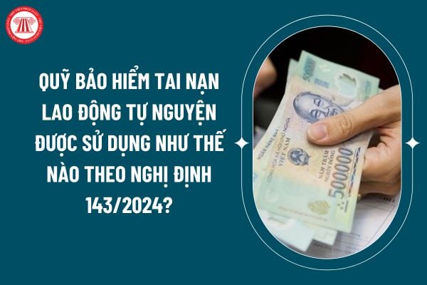 Quỹ bảo hiểm tai nạn lao động tự nguyện được sử dụng như thế nào theo Nghị định 143/2024? Nguồn hình thành Quỹ bảo hiểm tai nạn lao động tự nguyện? (Hình từ internet)