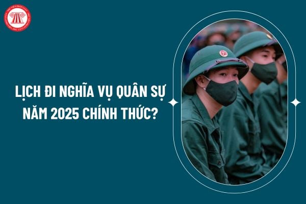 Lịch đi nghĩa vụ quân sự năm 2025 chính thức thế nào? Chế độ báo cáo về việc tuyển chọn và gọi công dân nhập ngũ năm 2025? (Hình từ internet)