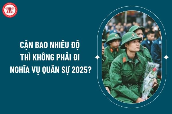 Cận bao nhiêu độ thì không phải đi nghĩa vụ quân sự 2025 theo Hướng dẫn 4705 của Bộ Quốc phòng? (Hình từ internet)