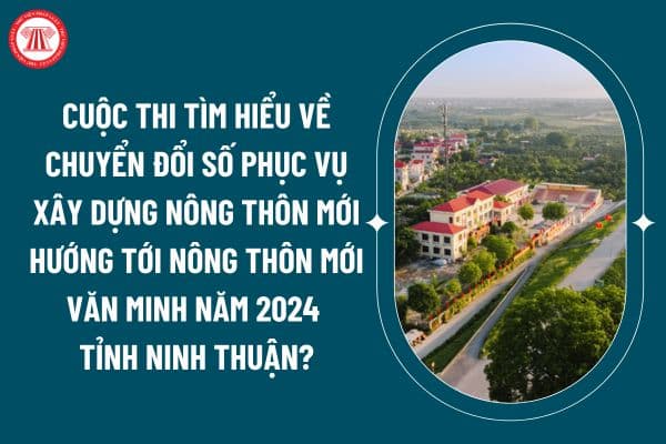 Cuộc thi tìm hiểu về chuyển đổi số phục vụ xây dựng nông thôn mới hướng tới nông thôn mới văn minh năm 2024 tỉnh Ninh Thuận thế nào? (Hình từ internet)