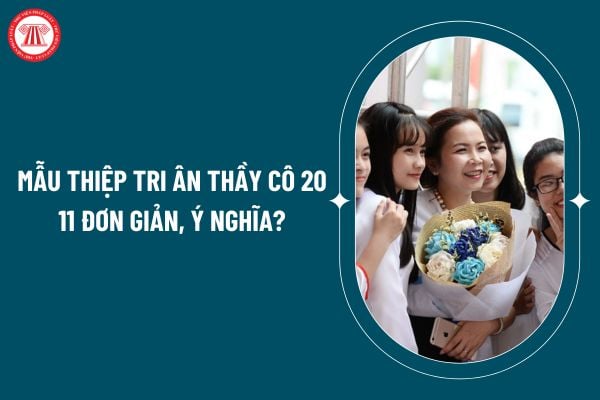 Mẫu thiệp tri ân thầy cô 20 11 đơn giản, ý nghĩa? Ngày Nhà giáo Việt Nam 20 11 2024 giáo viên, học sinh có được nghỉ không? (Hình từ internet)