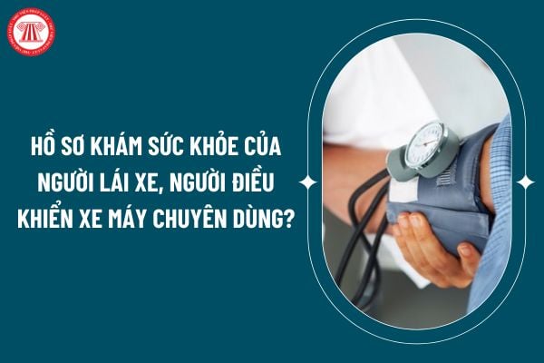 Hồ sơ khám sức khỏe của người lái xe, người điều khiển xe máy chuyên dùng theo Thông tư 36/2024 áp dụng từ 2025 gồm những gì? (Hình từ internet)