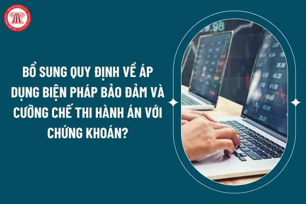 Bổ sung quy định về áp dụng biện pháp bảo đảm và cưỡng chế thi hành án với chứng khoán, cổ phần, phần vốn góp theo Nghị định 152/2024 thế nào? (Hình từ internet)