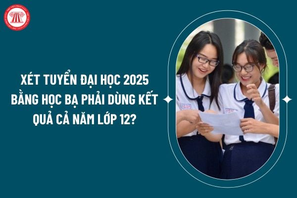 Xét tuyển đại học 2025 bằng học bạ phải dùng kết quả cả năm lớp 12 đúng không? Lịch thi THPT Quốc gia 2025 dự kiến thế nào? (Hình từ internet)