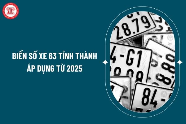 Biển số xe 63 tỉnh thành áp dụng từ 2025 theo Thông tư 79/2024 như thế nào? Nguyên tắc quản lý biển số xe? (Hình từ internet)