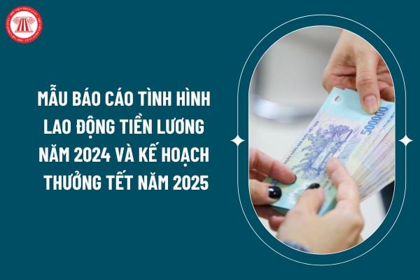 Mẫu báo cáo tình hình lao động tiền lương năm 2024 và kế hoạch thưởng Tết năm 2025 tại TPHCM như thế nào? (Hình từ internet)