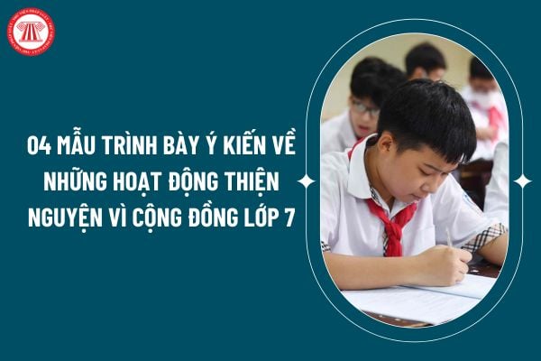 04 mẫu trình bày ý kiến về những hoạt động thiện nguyện vì cộng đồng lớp 7 hay, chọn lọc? Nhiệm vụ của học sinh trung học là gì? (Hình từ internet)