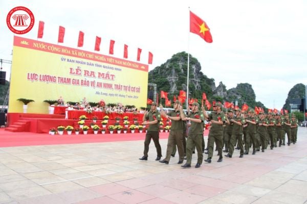 Lực lượng tham gia bảo vệ an ninh, trật tự ở cơ sở được kiện toàn từ lực lượng nào theo quy định?