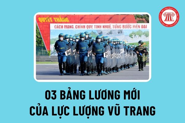 03 bảng lương mới của lực lượng vũ trang được bổ sung thêm những khoản phụ cấp nào từ ngày 1/7/2024?