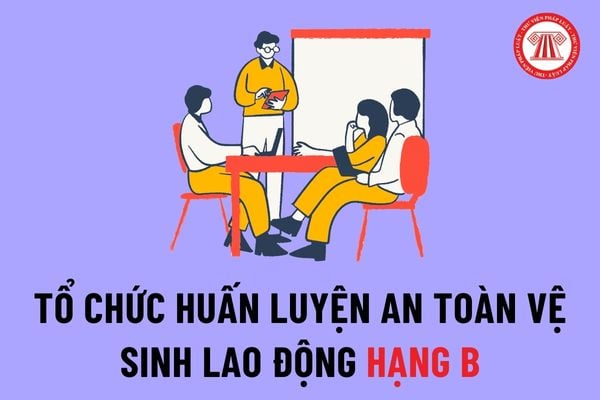 Tổ chức huấn luyện an toàn vệ sinh lao động được cấp Giấy chứng nhận đủ điều kiện hoạt động Hạng B đáp ứng những gì?