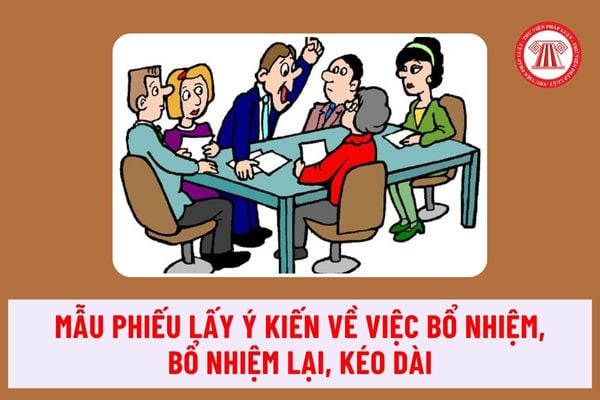 Mẫu phiếu lấy ý kiến về việc bổ nhiệm, bổ nhiệm lại, kéo dài dành cho Ban Cán sự Đảng Bộ Y tế là mẫu nào?