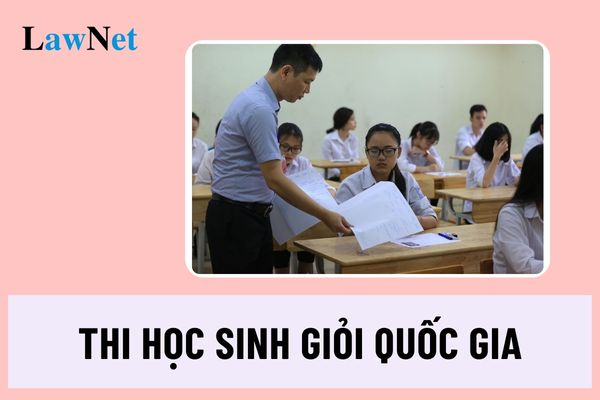 Môn thi học sinh giỏi quốc gia gồm những môn nào?