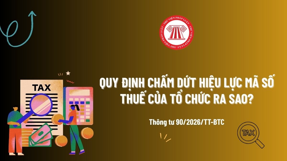 Mã số thuế của tổ chức khi đã chấm dứt hiệu lực không được sử dụng lại đúng không? Quy định chấm dứt hiệu lực mã số thuế của tổ chức ra sao? 