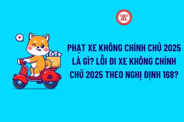 Phạt xe không chính chủ 2025 là gì? Lỗi đi xe không chính chủ 2025 theo Nghị định 168 chi tiết?