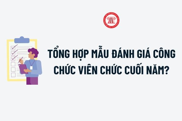 Tổng hợp Mẫu Đánh giá công chức viên chức cuối năm? Không nhất trí với kết luận đánh giá công chức viên chức thì có được kiến nghị?