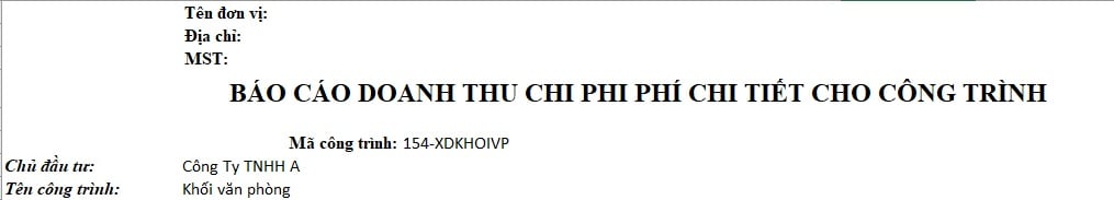 Mẫu File Excel quản lý chi phí công trình xây dựng? Mẫu File theo dõi công trình xây dựng mới nhất thế nào?