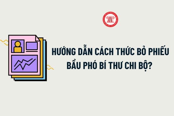 Hướng dẫn cách thức bỏ phiếu bầu Phó bí thư Chi bộ? Tải về Hướng dẫn cách thức bỏ phiếu bầu Phó bí thư Chi bộ?