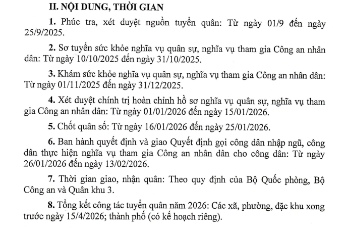 Theo Kế hoạch 209/KH-UBND năm 2025 TẢI VỀ, quy định:
