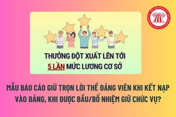 Bộ Nội vụ thưởng đột xuất 5 lần mức lương cơ sở cho đối tượng nào? Tiền thưởng đột xuất sẽ được thanh toán trực tiếp vào tài khoản lương? 