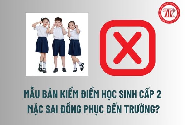 Mẫu Bản kiểm điểm học sinh cấp 2 mặc sai đồng phục đến trường? Hướng dẫn viết Bản kiểm điểm học sinh cấp 2 mặc sai đồng phục? 