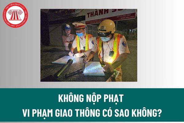 Không nộp phạt vi phạm giao thông có sao không? Chậm đóng phạt vi phạm giao thông, có phải nộp thêm phí không?