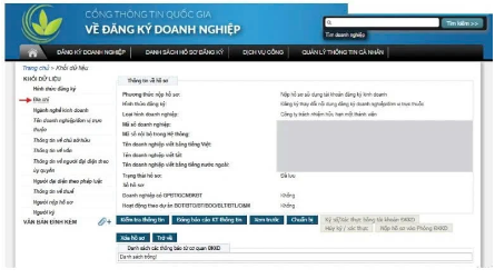 Chọn "Khối dữ liệu", lựa chọn trường dữ liệu “Địa chỉ”.