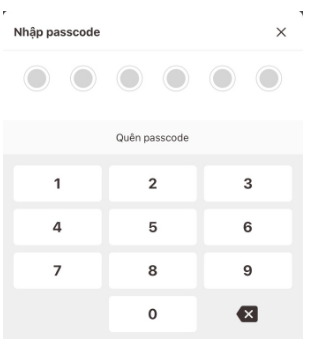 Bước 4:&nbsp;Nhập mật khẩu
