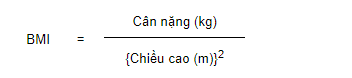 Công thức để tính BMI khi khám sức khỏe nghĩa vụ quân sự