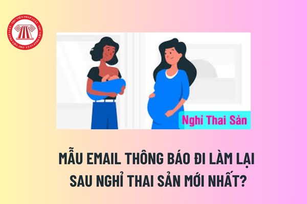 Mẫu Email thông báo đi làm lại sau nghỉ thai sản mới nhất? Nghỉ thai sản trùng nghỉ Tết Nguyên đán thì có được nghỉ bù không?