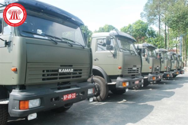 xe quân sự thuộc phạm vi quản lý của bộ quốc phòng