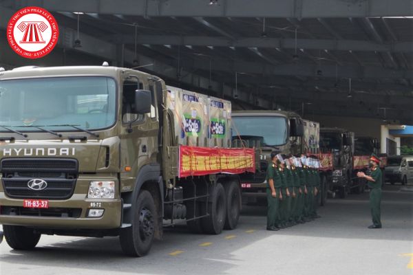 xe quân sự thuộc phạm vi chức năng quản lý của Bộ Quốc phòng