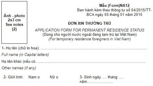 Người nước ngoài tại Việt Nam cần chuẩn bị những giấy tờ gì để ...