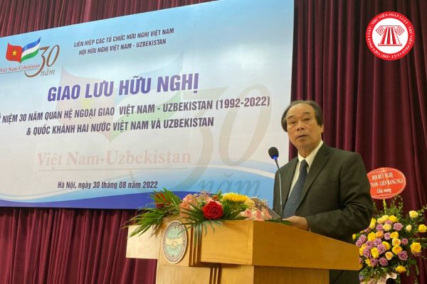 Hội Hữu nghị Việt Nam và Uzbekistan hoạt động trong phạm vi nào và dưới sự quản lý của cơ quan nào?