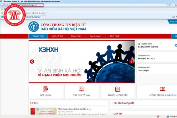 Cổng thông tin điện tử Bảo hiểm xã hội Việt Nam