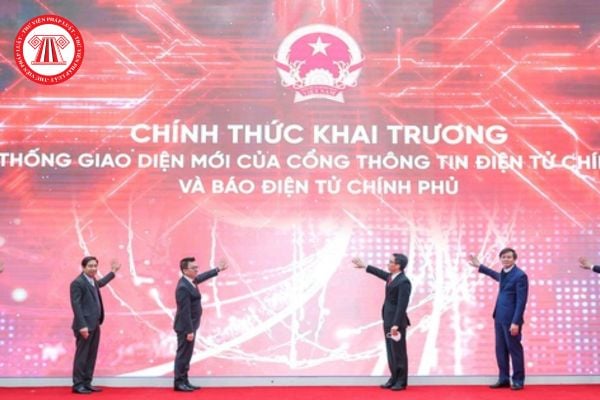 cổng thông tin chính phủ