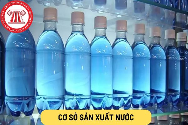 cơ sở sản xuất nước