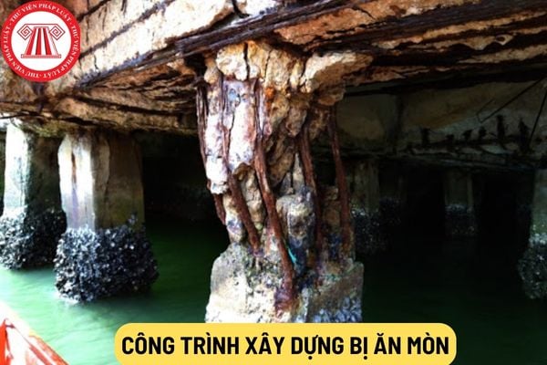 công trình xây dựng bị ăn mòn