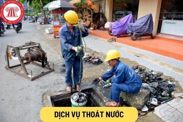 Giá dịch vụ thoát nước