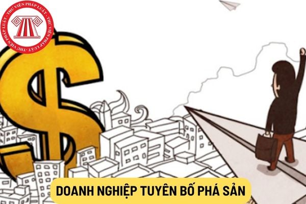 doanh nghiệp tuyên bố phá sản