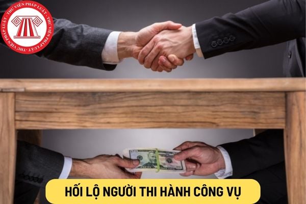 hối lộ người thi hành công vụ