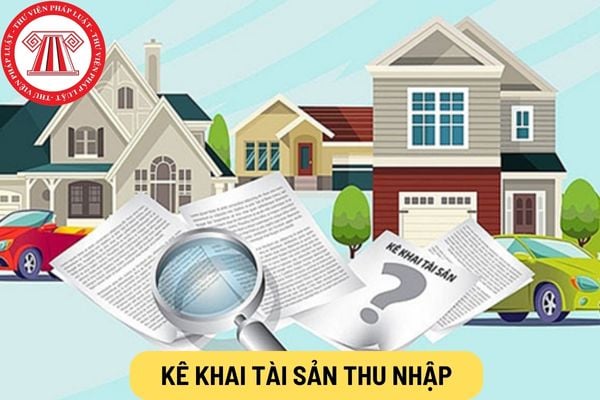 kê khai tài sản thu nhập