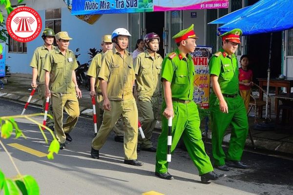 Quan hệ công tác của lực lượng tham gia bảo vệ an ninh trật tự ở cơ sở được quy định như thế nào?