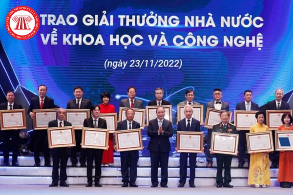 Tác giả có công trình nghiên cứu khoa học được tặng giải thưởng của bộ, ngành, địa phương được nhận bao nhiêu?