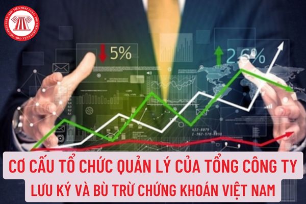 Cơ cấu tổ chức quản lý của Tổng công ty lưu ký và bù trừ chứng khoán Việt Nam