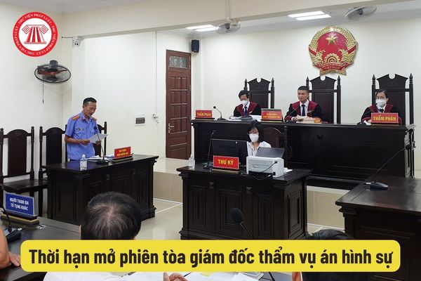 Thời hạn mở phiên tòa giám đốc thẩm vụ án hình sự